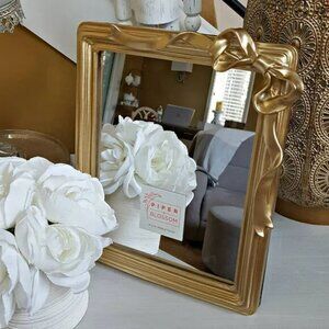 NWT! SHABBY Chic RIBBON BOW Standing MIRROR